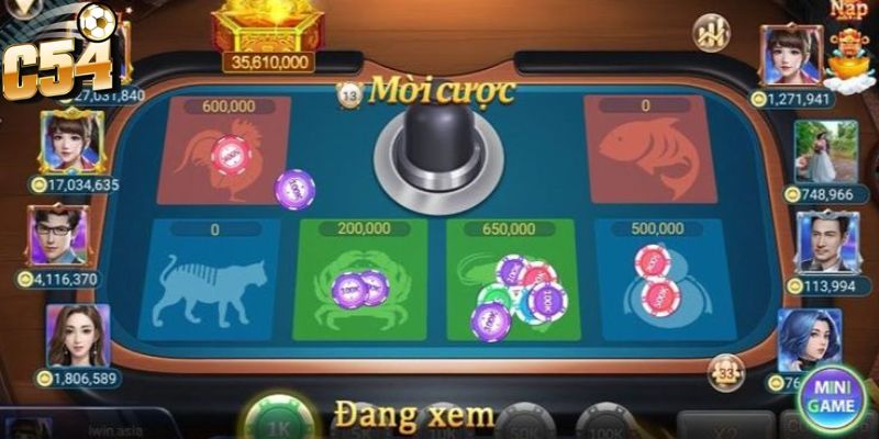 Mẹo chơi game bầu cua tôm cá c54 từ cao thủ luôn thắng