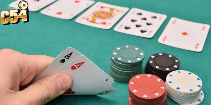 Các bước giải trải nghiệm Poker tại C54 khá dễ